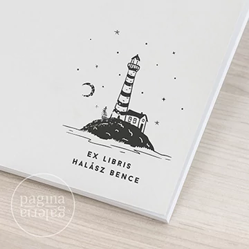 Halász Bence könyvpecsétje