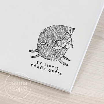 Vörös Gréta könyvpecsétje