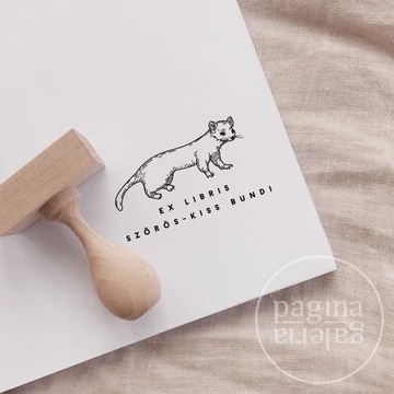 Szőrös Bundi könyvpecsétje