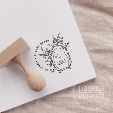 Tüskés Bandi könyvpecsétje