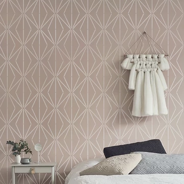Art Deco Geo Tapetti 01. stencil