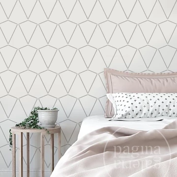 Art Deco Geo Tapetti 06. stencil