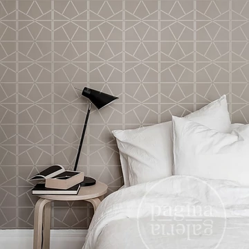 Art Deco Geo Tapetti 07. stencil
