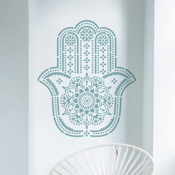 Hamsa Hand Mandala stencil
