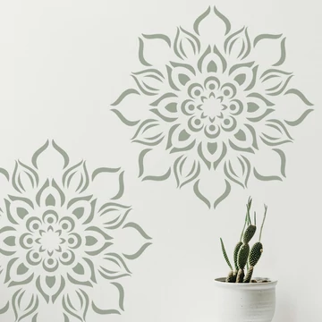 Minimandala stencil
