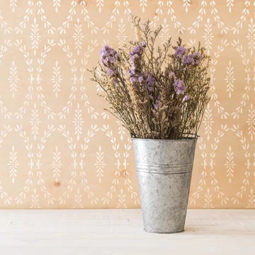Provence tapetti stencil