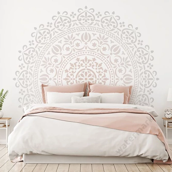 Ancient mandala stencil