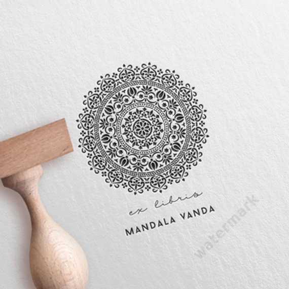Mandala Vanda könyvpecsétje
