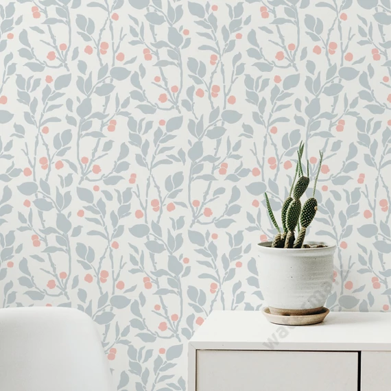 Berry Tapetti stencil