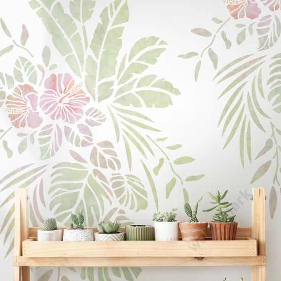 Tropical Dream Tapetti stencil