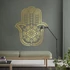 Kép 7/7 - Hamsa Hand Mandala stencil