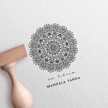 Mandala Vanda könyvpecsétje