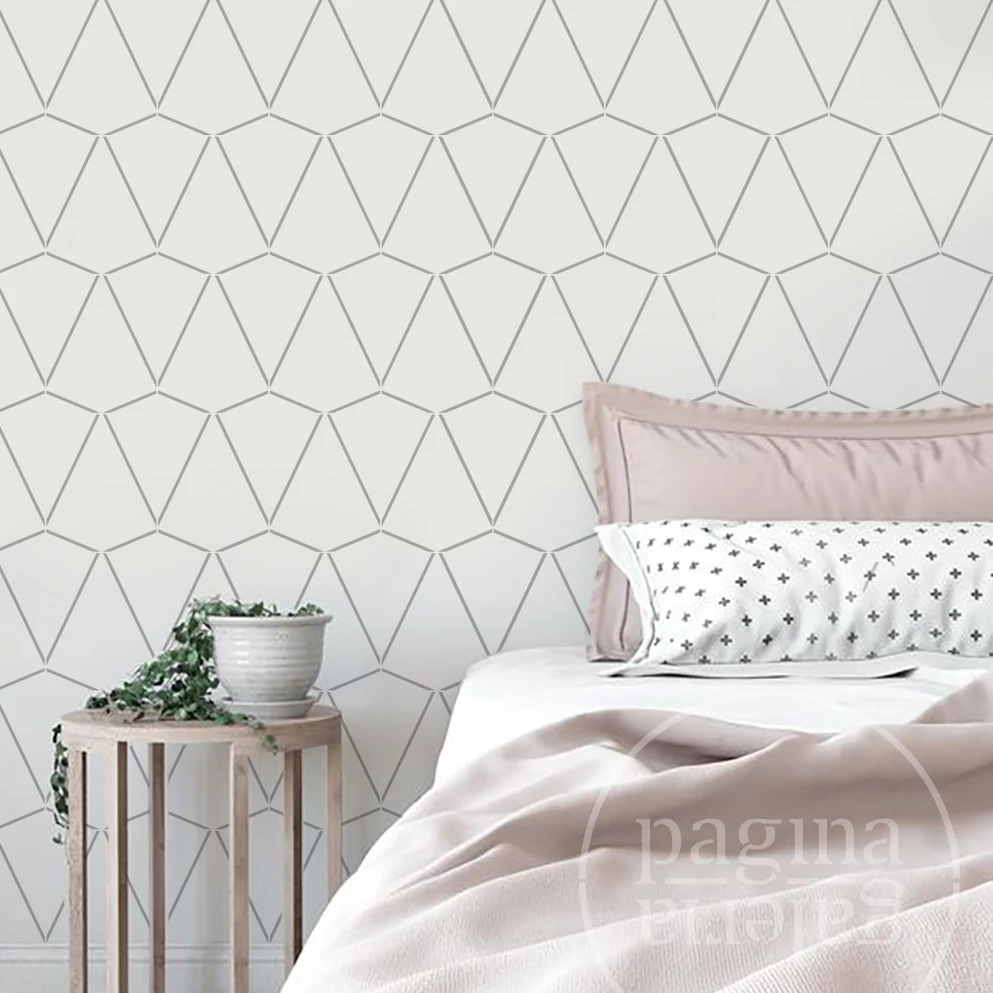 Art Deco Geo Tapetti 06. stencil