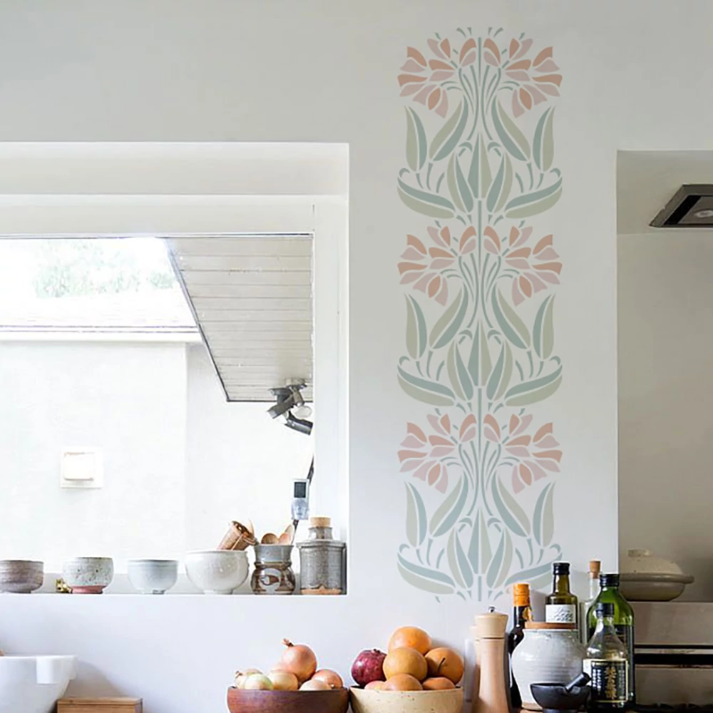 Art Nouveau Bell stencil