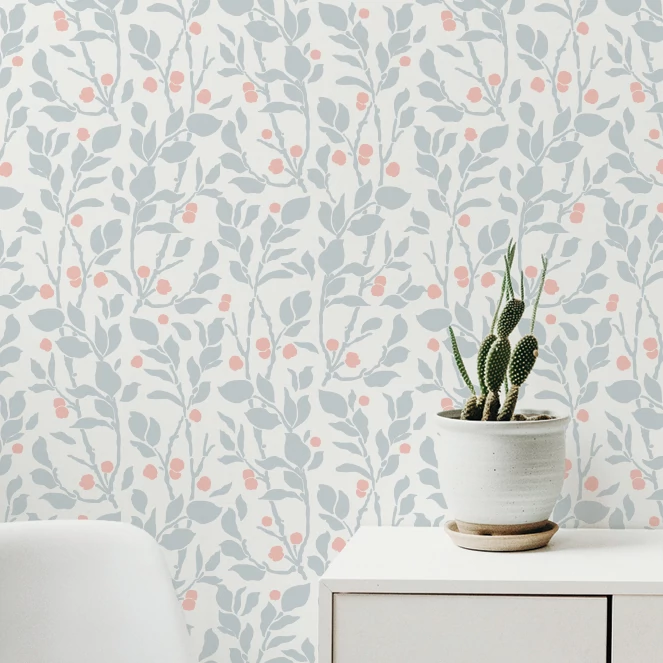 Berry Tapetti stencil