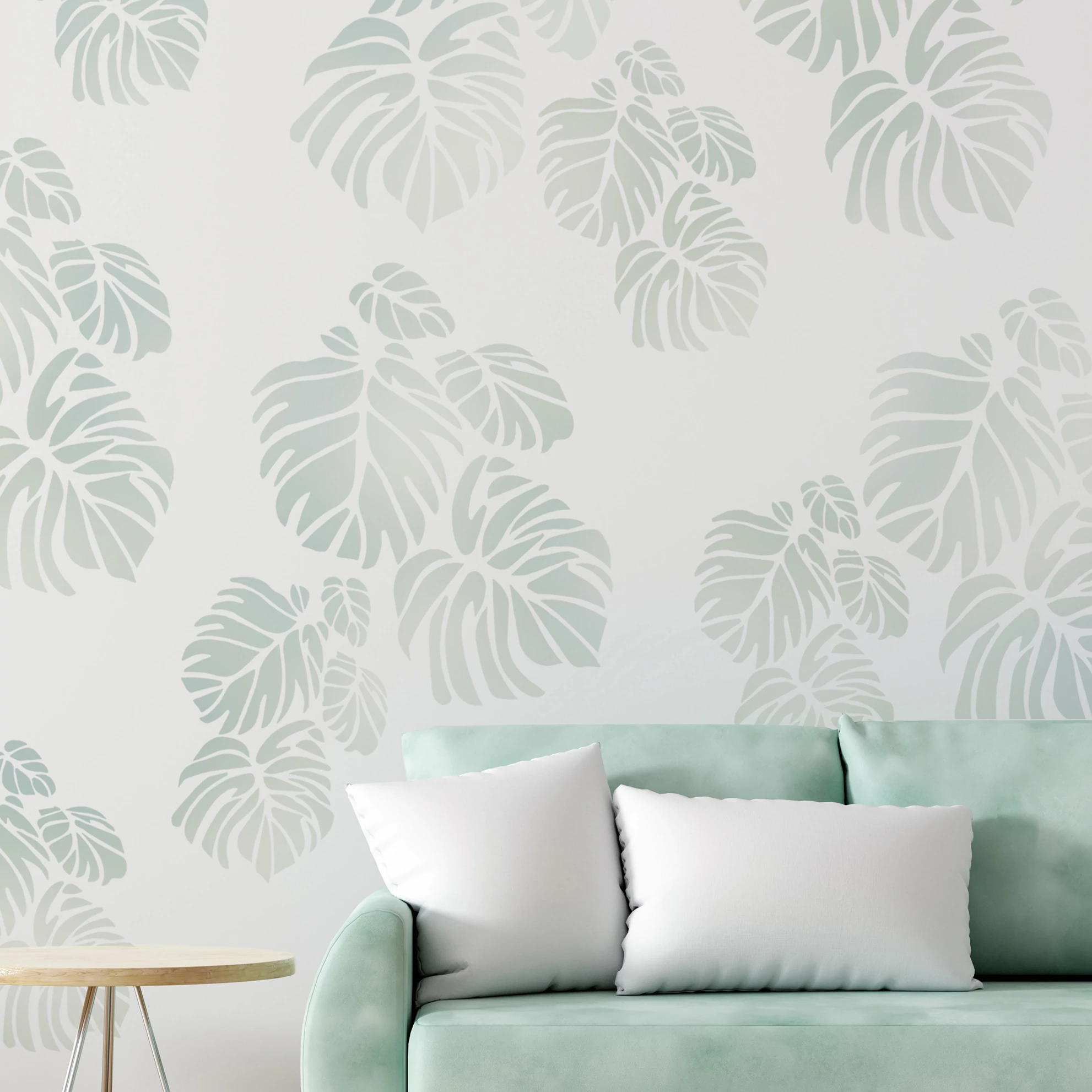 Jungle Philodendron stencil