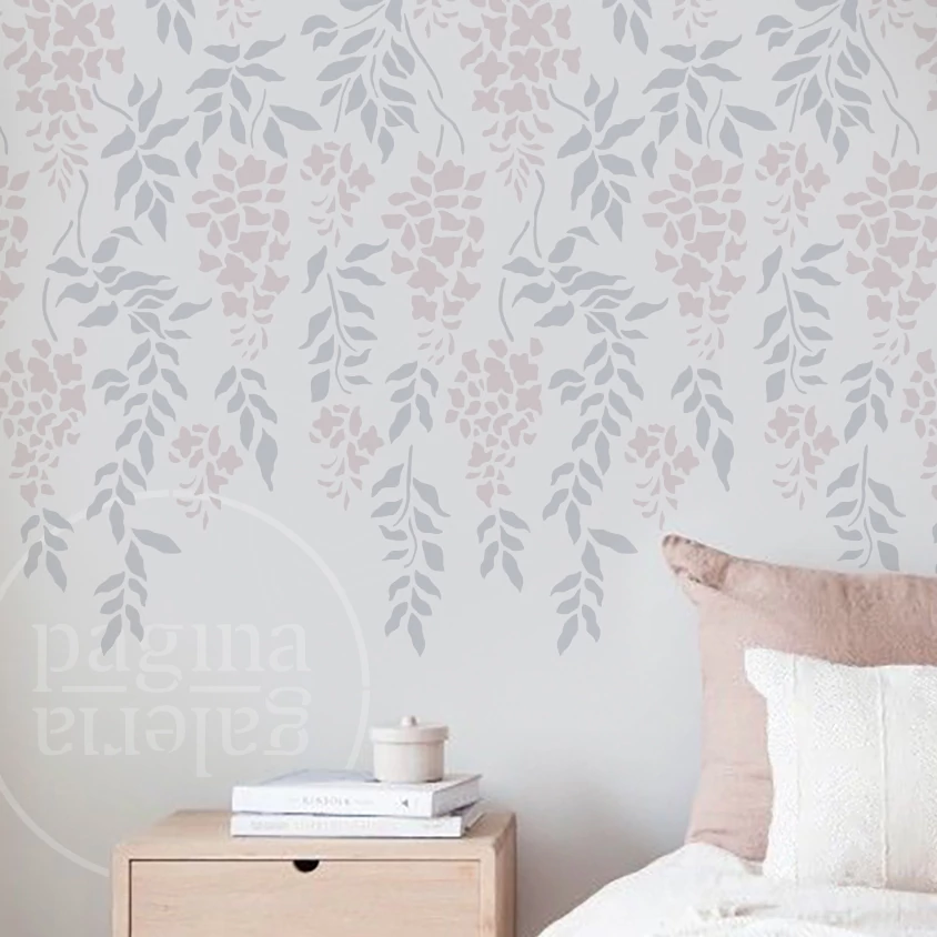 Robinia Tapetti stencil